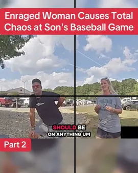 Enraged Woman Causes Total Chaos at Son's Baseball Game #cops #police #copsusa🚔🇺🇸 #policeofficer #foryou 