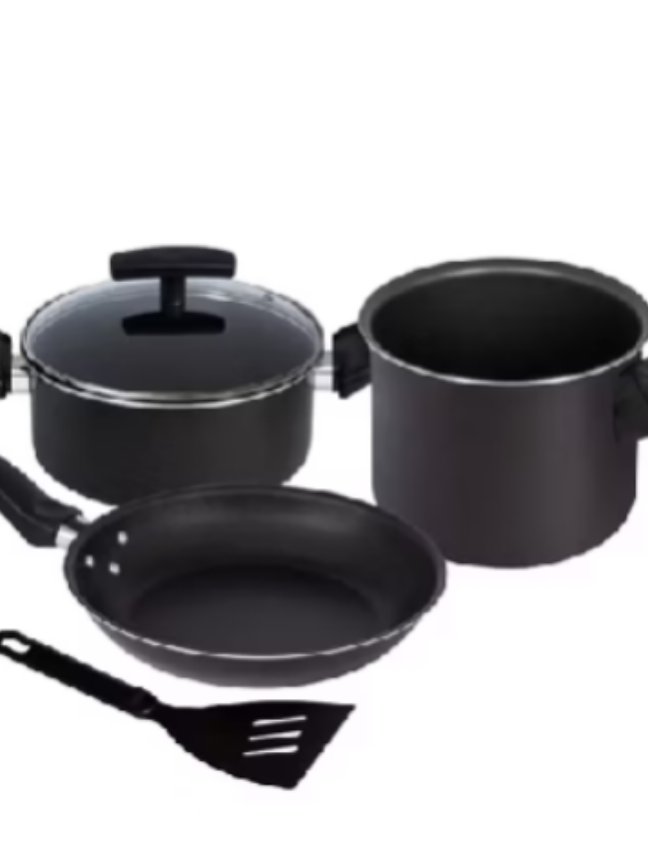 Jogo De Panelas Antiaderente Kit Cozinha Mesa Posta 3 peças + Espatula SImples* por R$64,51. Compre na Shopee agora! https://s.shopee.com.br/70949ghRSb?share_channel_code=1 id shopee : BKA-WDQ-JSN