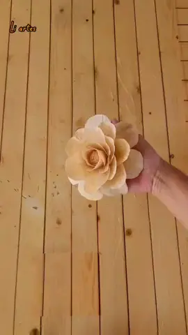 #art, flor feita com palha de milho 