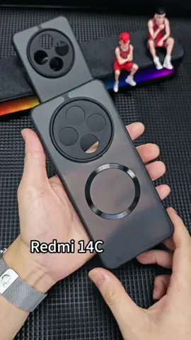 Redmi 14C Shockproof ono-yellowing case #phone case #shockpofcase #nonyellwing case #magsafecase #black