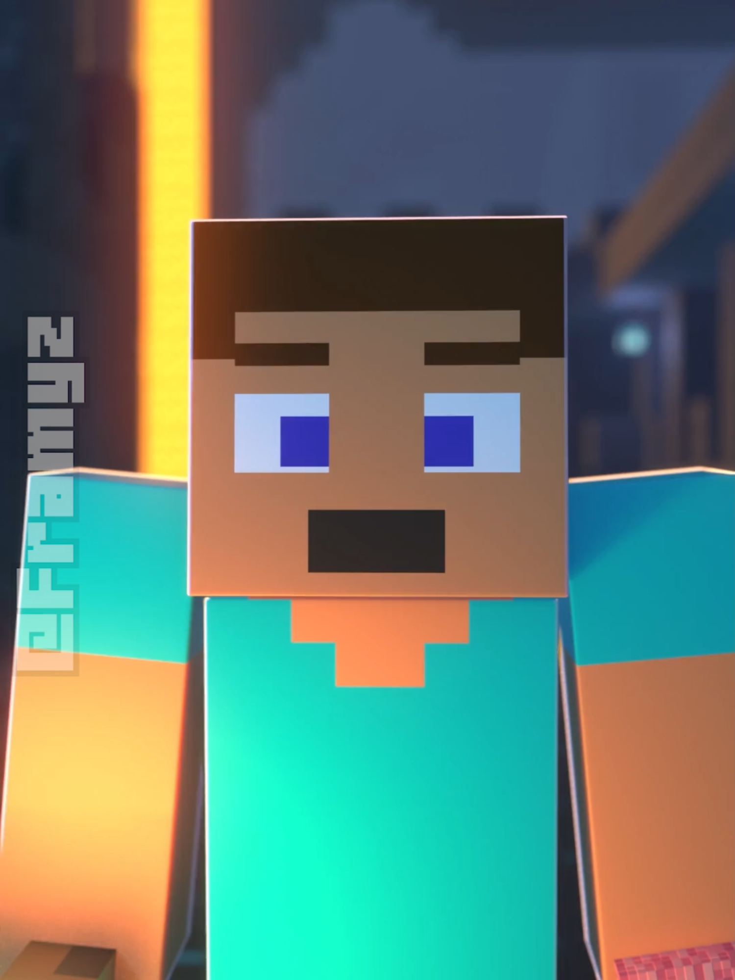 How to Deal with the Warden 💀 #Minecraft #minecraftanimation #fyp
