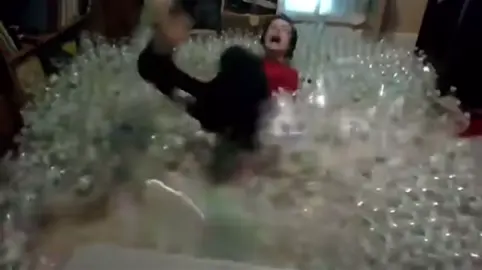 Day 1 of swimming in plastic 