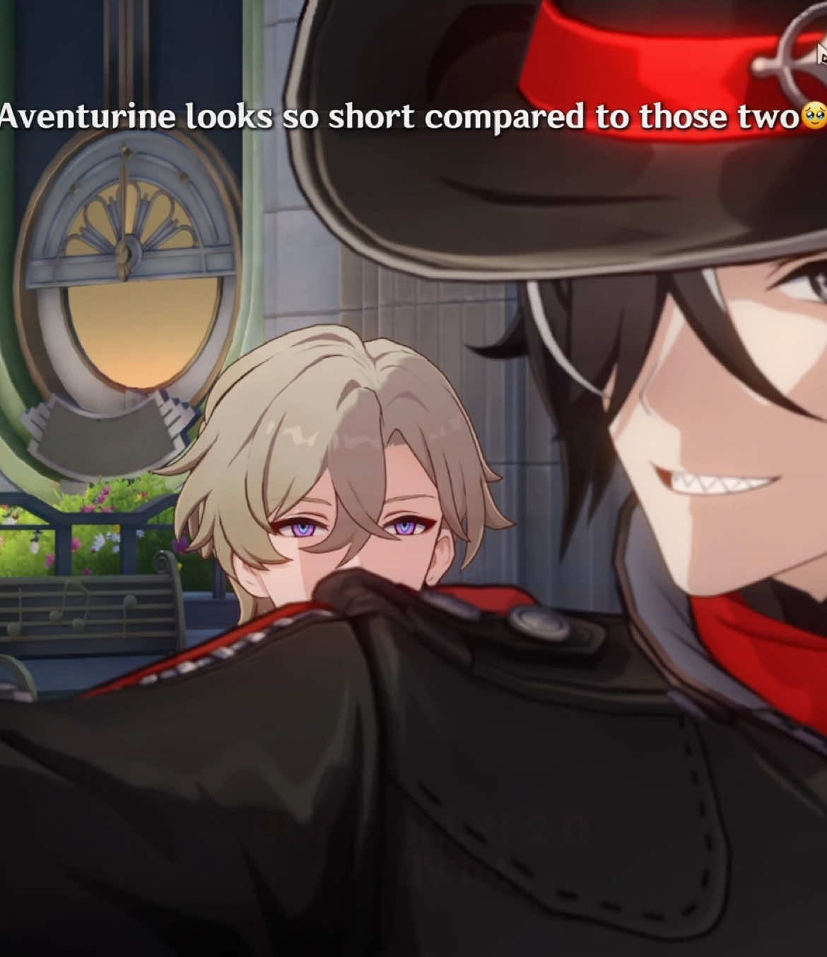 HE LOOKS SO CUTE STOPPP #aventurine #aventurinehonkaistarrail #boothill #hsr #HonkaiStarRail #fypシ゚viral #boothillbf #hsrcreators #hsrxfate 