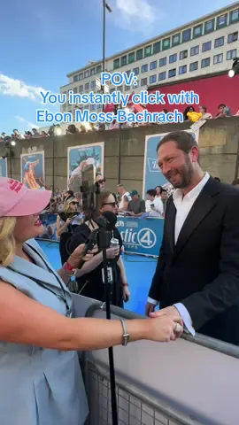 “Hiiiii my friend, I’ve been looking for you!” gets me everytime 🥹😂🫶🏻 Not us having an instant bond 🤝🥹 🩵 The THING is (see what I did there) you can watch this interaction over on @BuzzFeed UK besties 🙇🏼‍♀️👀 #FantasticFour #EbonMossBachrach #FantasticFourFirstSteps #FilmTok #MovieTok #WhatToWatch @Disney UK @Marvel Studios 