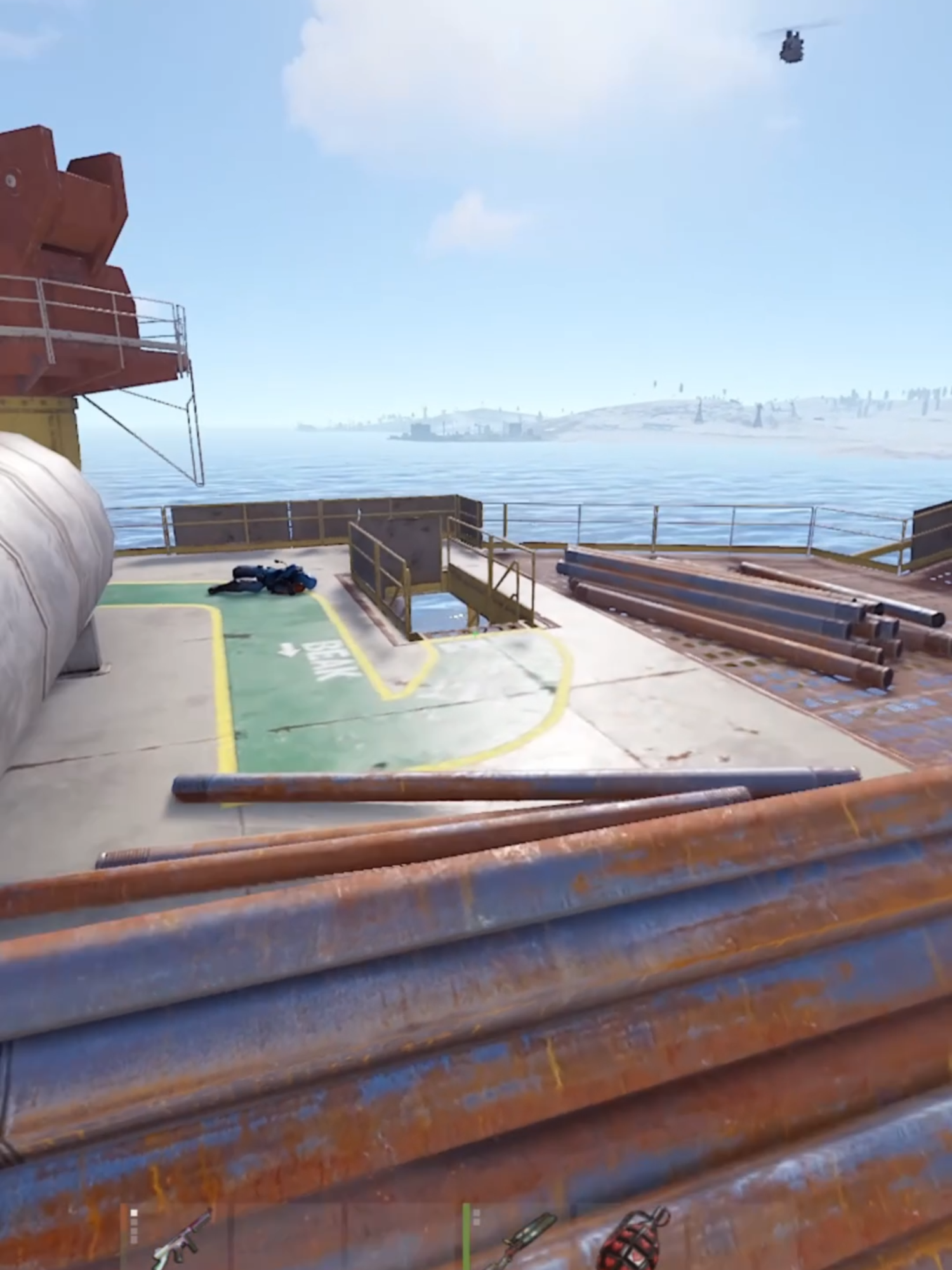how i counter rig and cargo solo #rustsolo #rustgameplay #rustgame