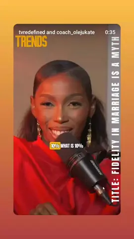Submission to my husband is what I believe in, my standards are clear if a man can't go with this I won't marry him. Coach Oleju Kate  please watch full video on Ambience TV YouTube  #fyb #christaintiktok #christainreels #TruthTalk #RealConversations 