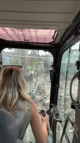 Left a footer in the ground on purpose #fyp #demolition #bluecollar #demobarbie #CAT335 #carhartt 