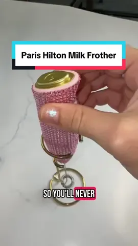 Turning your daily coffee into an ✨iconic✨ moment 💕☕️ #parishilton #milkfrother #frother #coffee #pinkkitchen 