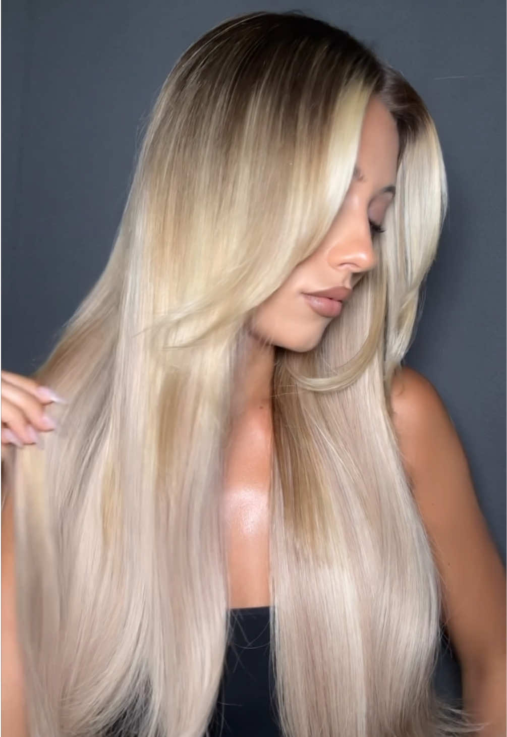 easy undone blowout using @Olaplex No.6 and No.7 #OLAPLEXpartner
