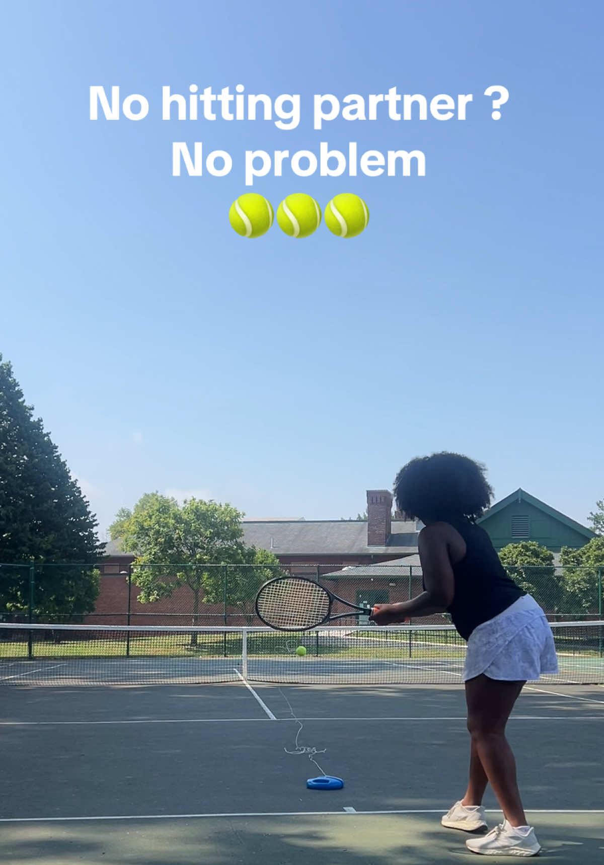 This Tennis trainer was the BEST purchase ever. Having a hitting partner is not always available. So this is KEY to get my reps in. 