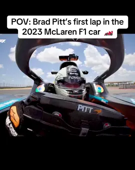 An inside look at #BradPitt’s test day with #McLaren 🎥 (via @Formula 1) #F1 #Formula1 