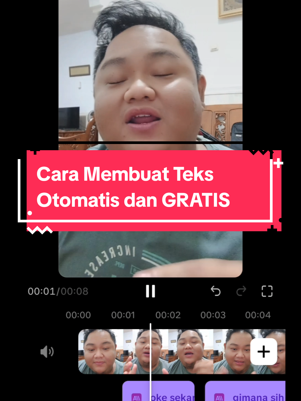 Cara Membuat Teks Otomatis dan GRATIS ... #tipsandtricks #subtitles #tiktokpemula #tutorial #tiktokers 