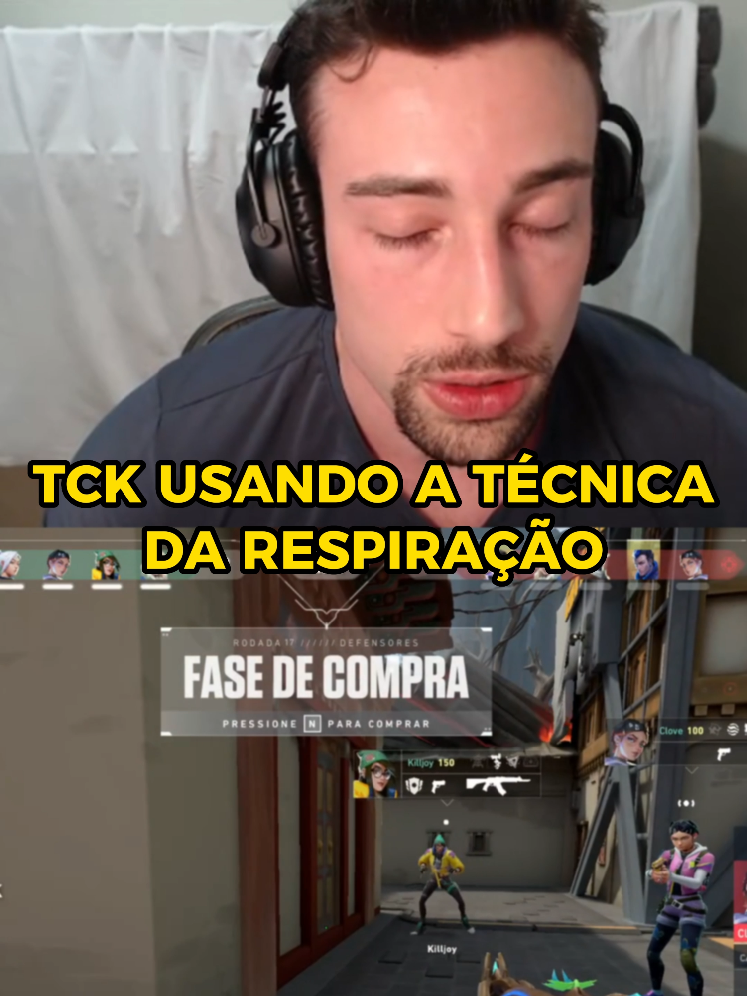 Tck e a sua nova técnica da respiração #tck #Valorant