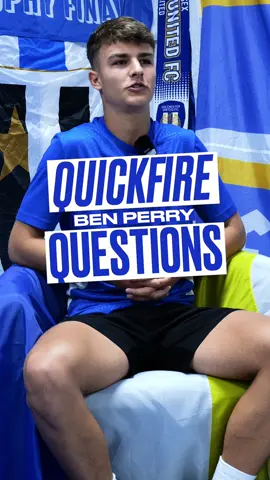 Quickfire Questions with Ben 💬  Get to know our latest addition. #SignedBlueAndWhite | #ColU | #WeAreUnited
