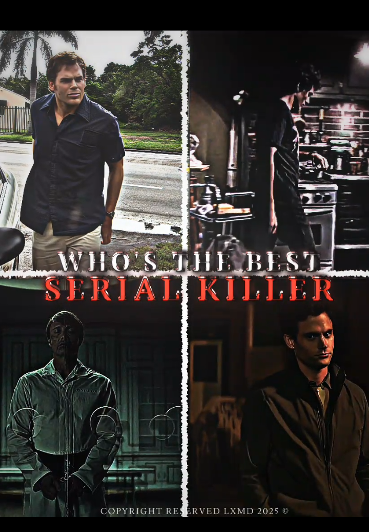 Who's the best . .  #dexter #joegoldberg #hannibal #brianmoser #edit 