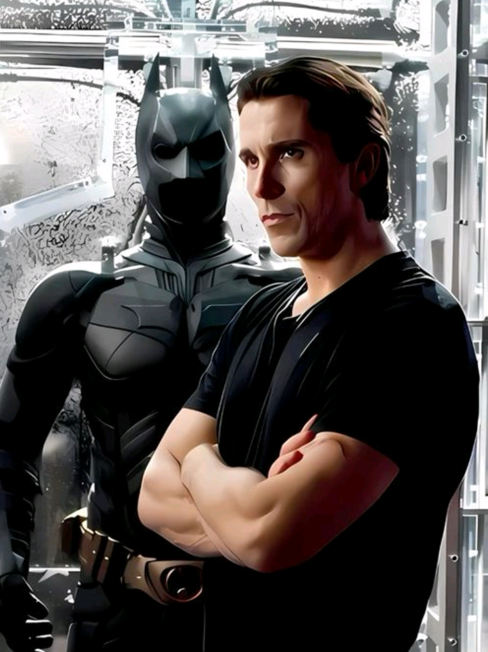 Solo queda sonreir y volver a empezar si es necesario🫀🧠 #Batman #elcaballerodelanoche #empezardecero #unverdaderohombre #brucewayne #christianbale #viralvideos #paratii #fyppppppppppppppppppppppp #viralllllll 