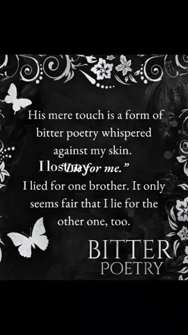 ✨TEASER: BITTER POETRY by @authorlvlane releasing August 1st!   #PreOrderNow https://a.co/d/ar4i38U  Why you will love this book… 🔥Why Choose 🔥Mafia 🔥Dark Romance 🔥MFM 🔥alpha male heroes 🔥arranged marriage 🔥second chance 🔥escaping a bad relationship 🔥forbidden love 🔥secret identity 🔥dark secrets Trapped in a loveless marriage to a ruthless mafia don, I find solace in the forbidden. Dante, the man I should have married. He still wants me. Christian, my bodyguard, the man my husband uses to ensure my life unfolds to his exacting standards. He despises me. They’re brothers, separated by circumstances and my husband's ruthless power plays. They claim they want to liberate me. Can I trust them? Or am I just a pawn in the games of made men, collateral in their quest for revenge.  They’re willing to go to any length to get me. I might not survive if they fail.  The bitter truth: My heart might not survive if they do. ✨INFLUENCERS: Sign up to review here: https://bit.ly/bitterpoetrysignup #lvlane #kindleunlimited #bookstagram #BookTok #spicyromance @The Author Agency ✨  #CapCut 