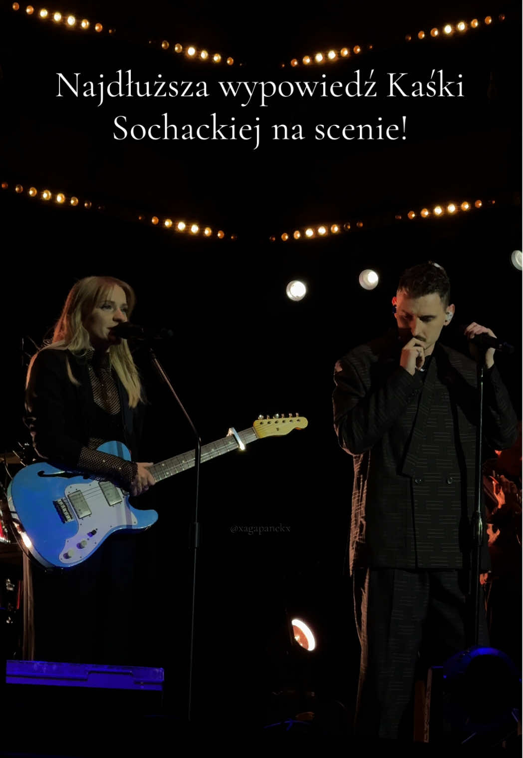 Tak długo Kaśka jeszcze nie mówiła na scenie! #kaskasochacka#dawidpodsiadlo#zorza#sochacka#podsiadlo#
