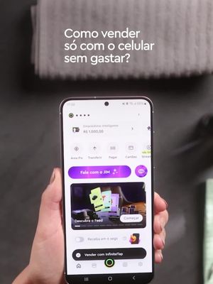 Transforme seu celular em maquininha! Disponível a partir do Iphone XR+