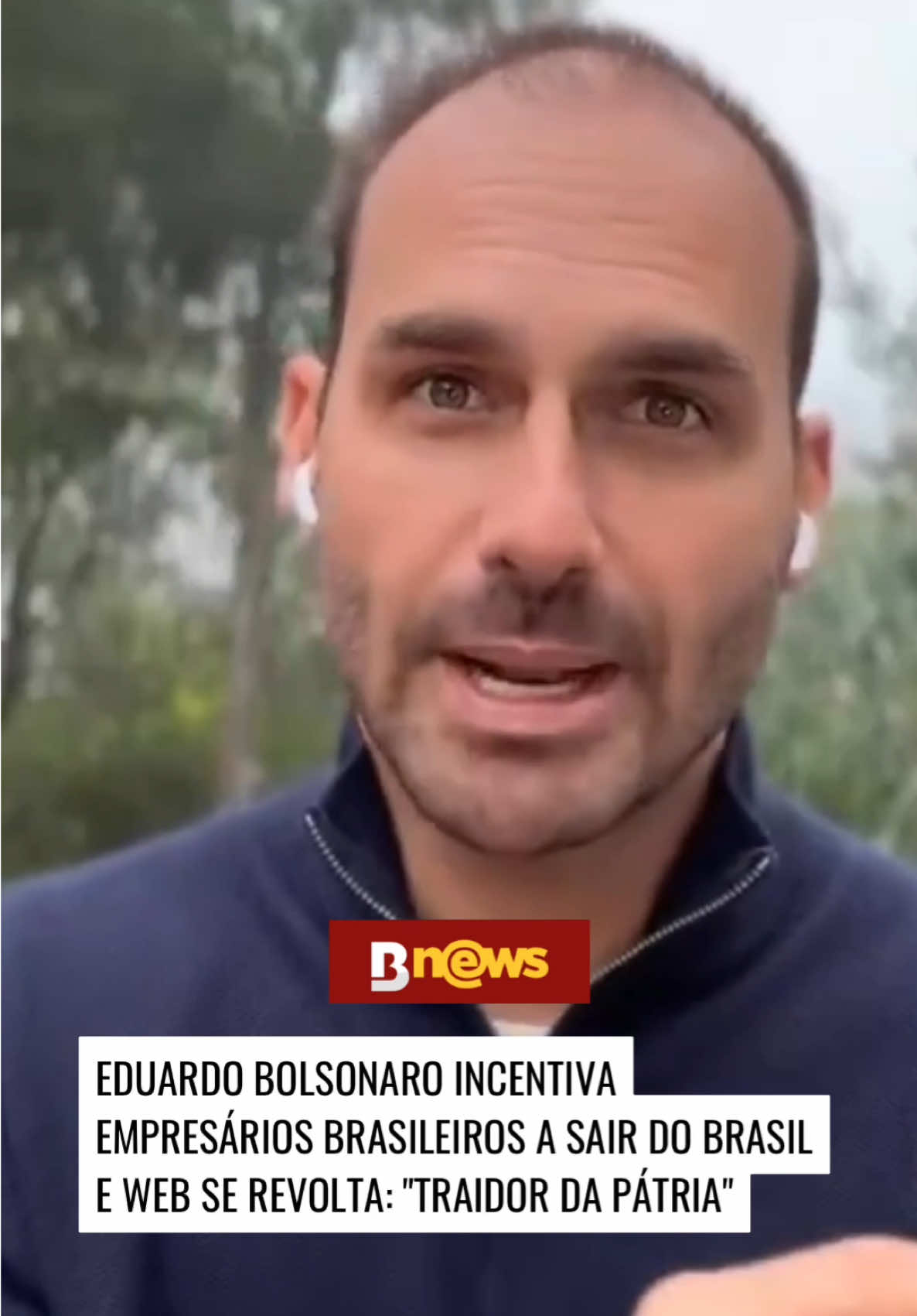 🫣 O deputado federal licenciado Eduardo Bolsonaro (PL-SP) resolveu dá uma 