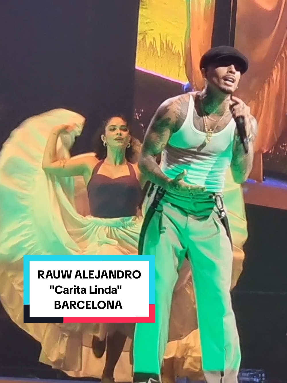 RAUW ALEJANDRO concierto en Barcelona con sú gira mundial COSA NUESTRA cantando CARITA LINDA #rauw #cosanuestra #rauwalejandro #concierto #barcelona #caritalinda 