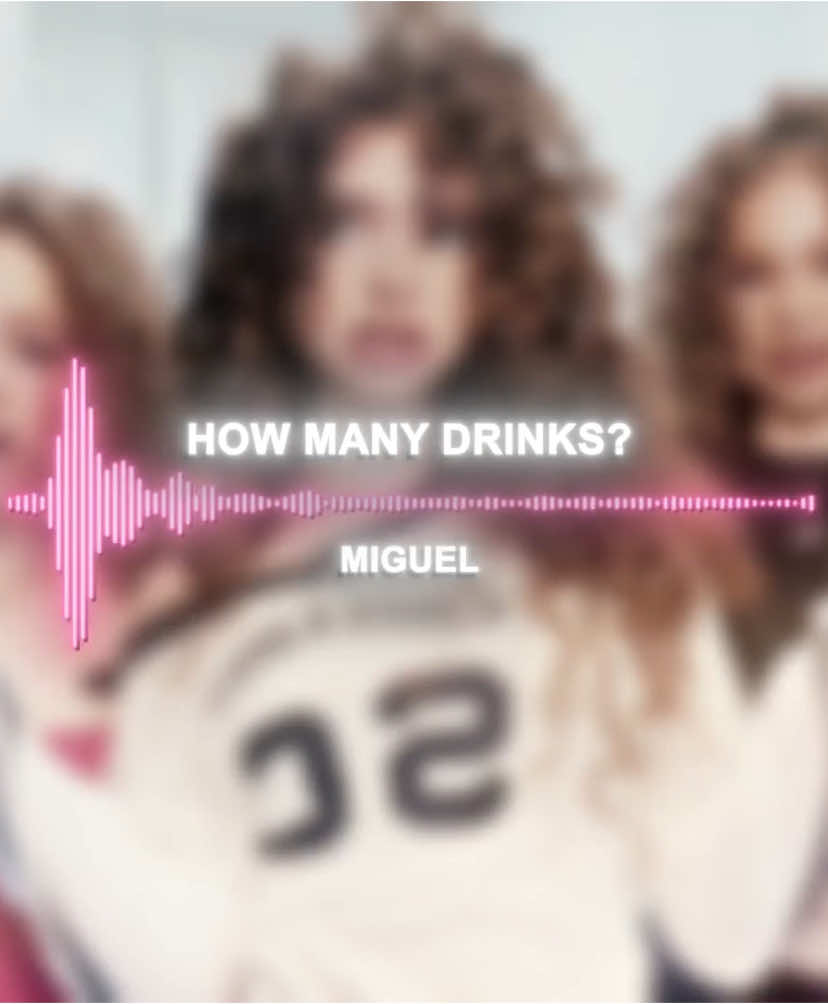 how many drinks? — miguel  [ original edit: @ems ] #miguel #editaudio #audio #audiosforedits #editaudios #kalogerassisters #kalogerassistersedit #edit #editsviral #aftereffects #fyp #foryou #viral #trending 