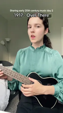 Onto some WW1 propaganda music! (It’s seriously catchy, as awful as a war as it was) I’ll be sharing a lot more of these, but this is probably the most well known!  #ww1 #ww1music #propaganda #warmusic #wartimesongs #overthere #ukulele #musiccover #history #ww1history #fyp #fy #foryou #foryoupage 