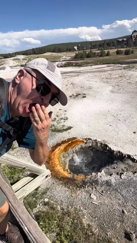 As belezas do Yellowstone National Park #yellowstonenationalpark #yellowstone #geyser #geiser 