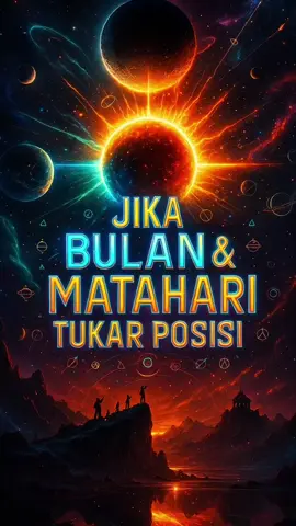 Bayangkan jika posisi Bulan dan Matahari saling bertukar. Apa yang sebenarnya akan terjadi di Bumi? Jawabannya lebih mengejutkan dari yang kamu kira! #fyp #viral #fakta #trending 
