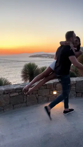 He really swept me off my feet 🫶🥹 #couples #Summer #couplestiktok #fyp #coupleoutfit #mykonos #paris #italy 