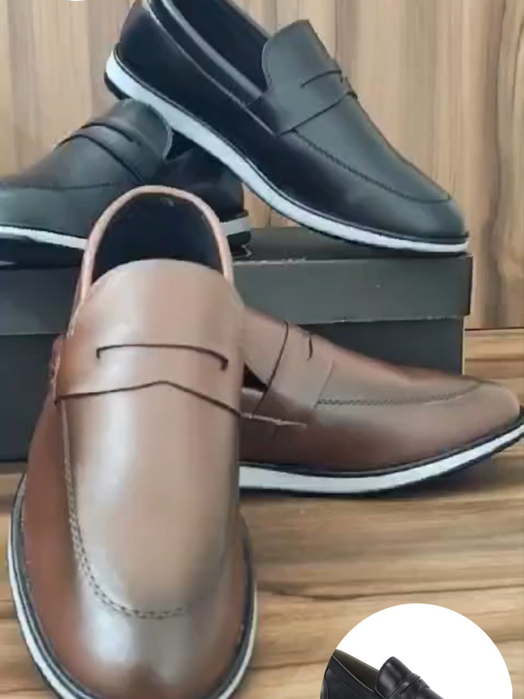 Sapato Mocassim Social Masculino Elegante em Couro #tiktokshop #vendas #Novidades #shop