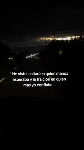 se trata de confianza y lealtad 
