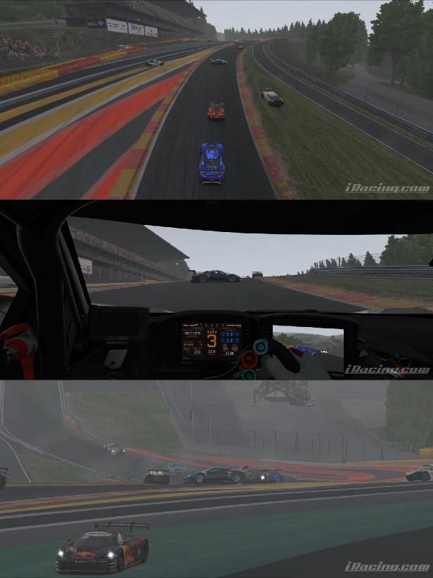 ¡AHHHH PERO QUE CRACK ESTE COMUÑE DEL PORSCHE!... #clip #gt3 #spafrancorchamps #iracing #crash #mclaren #720 