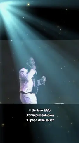 Recordamos la última presentación de Frankie Ruiz 