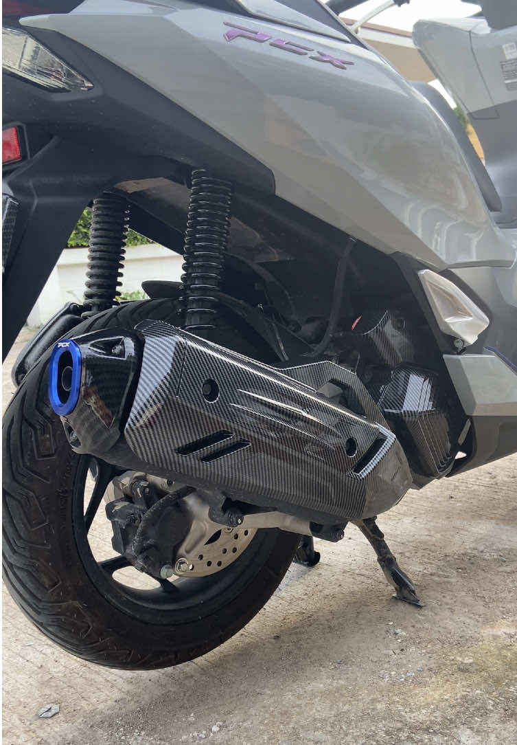 ฝาครอบไอเสียกันร้อน PCX160 CLICK160 #ฝาครอบท่อpcx #pcx #pcx160 #click160 #pcx2025 #pcx2024 