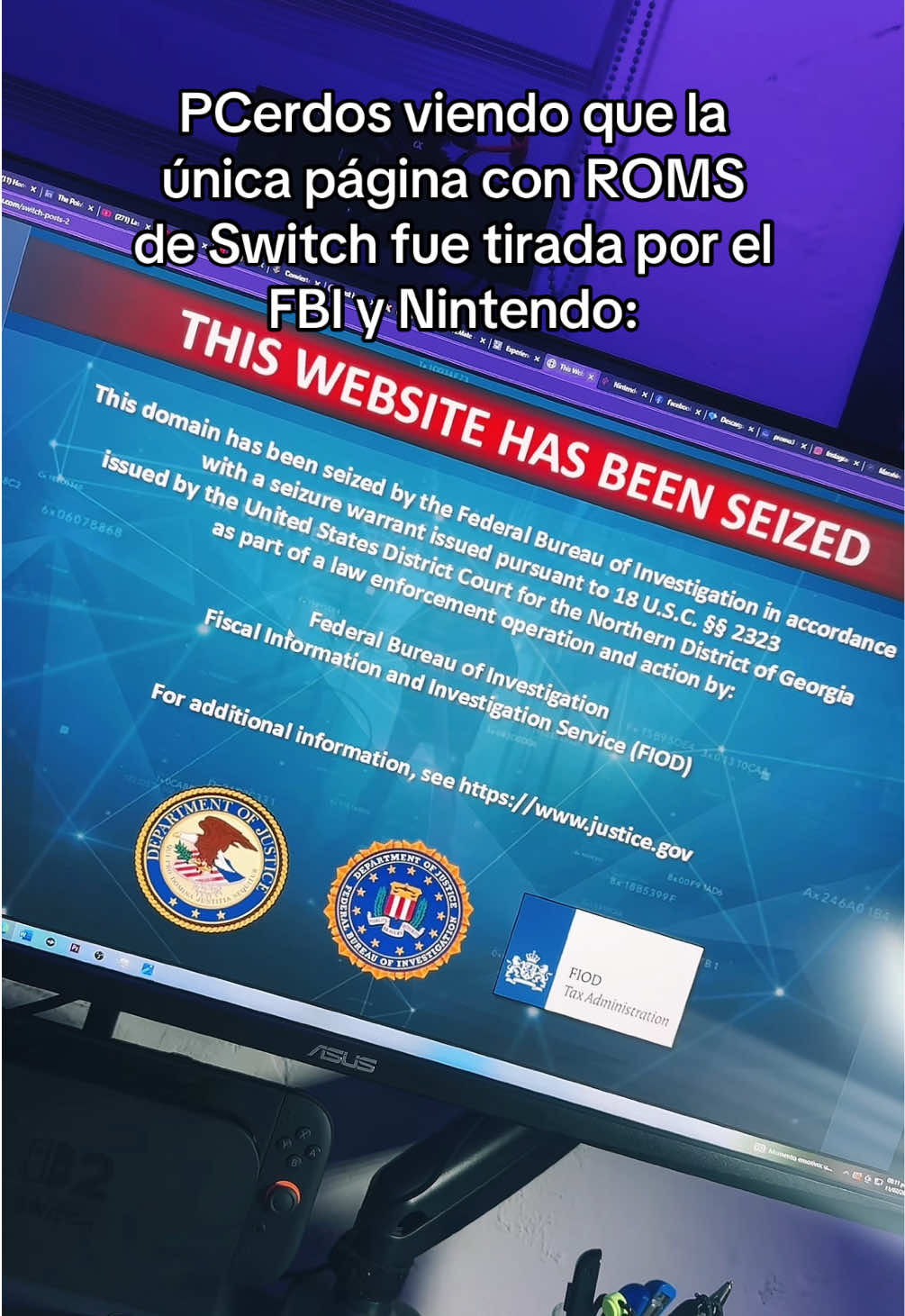 Cuando descubran la frikiplaza ITS JOEVER 💀💀 #jvindahouse #pc #pcgaming #nintendo #nintendoswitch #emulation #emulador #fbi #demanda #gamerentiktok  Página de ROMS Nintendo Switch 