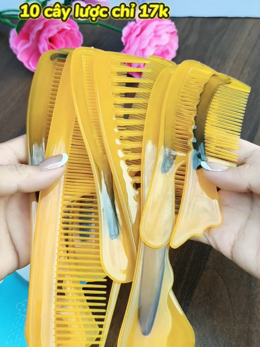 lược combo 10 cây lược chải tóc chỉ 17 k #xuhuong #luoc #luocchaitoc #bongthithien87 