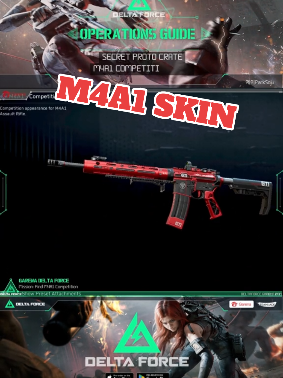 Find Secret Protocol Crate in Zero Dam - M4A1 Skin #deltaforce #deltaforcemobile #fps #gaming #secret #fyp 