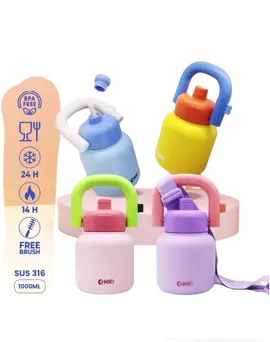 KKO - Botol Minum Tumbler Matte Bulat 1liter Double Insulated #tumbler #tumblerviral #botolminum #masukberandafyp 