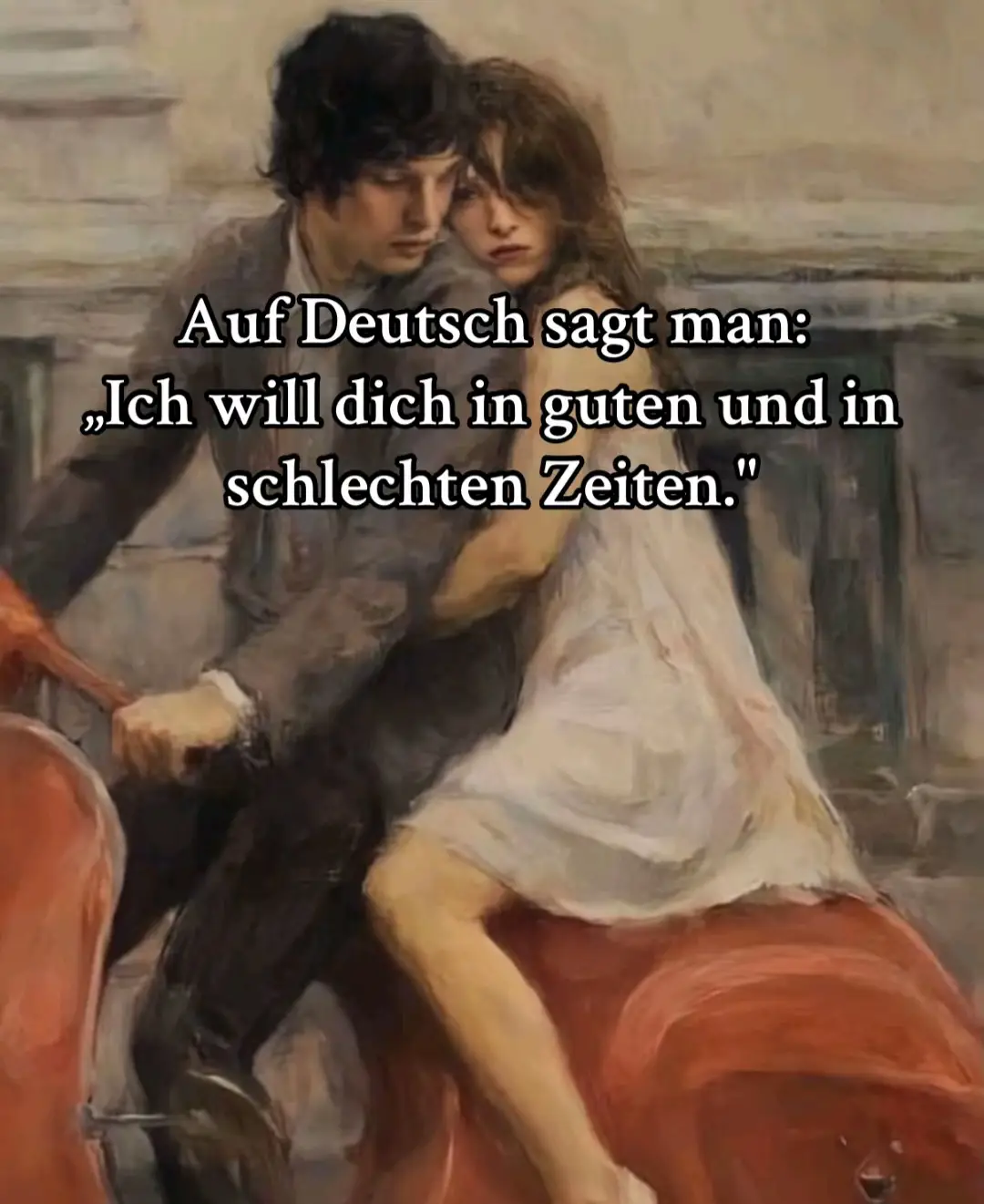 In guten wie in schlechten Zeiten, will ich mit dir durchs Leben gleiten. Nicht nur, wenn alles leicht erscheint, auch wenn die Welt in Dunkelheit weint. Wenn Freude unser Herz erfüllt und jedes Lächeln sanft verhüllt, dann will ich lachen, laut mit dir, denn Glück ist schöner nur mit wir. Doch auch wenn Stürme toben laut, wenn mancher Traum in Zweifel taucht, wenn nichts mehr sicher scheint im Jetzt, dann ist es Liebe, die uns schützt. Ich will dich halten, Tag für Tag, wenn du nicht mehr zu lächeln wagst. Ich will dich stützen, stark und still, wenn deine Seele Frieden will. Ich gehe mit dir jeden Schritt, auch wenn das Leben reißt und bricht. Denn du bist mehr als nur ein Teil – du bist mein Herz, mein Lebensseil. Was kommt, das nehmen wir gemeinsam, kein Weg ist einsam, kein Ziel ist einsam. Ich liebe dich, was auch passiert, mein Schwur bleibt echt, wird nie verliert. Ob Licht, ob Schatten – du und ich, die Welt kann fallen – ich verlasse dich nicht. Denn wahre Liebe übersteht die Zeiten, in guten wie in schlechten Zeiten. #ingutenwieinschlechtenzeiten #Herzenssache #ichliebedich #indeinenarmen #Herzenssache 