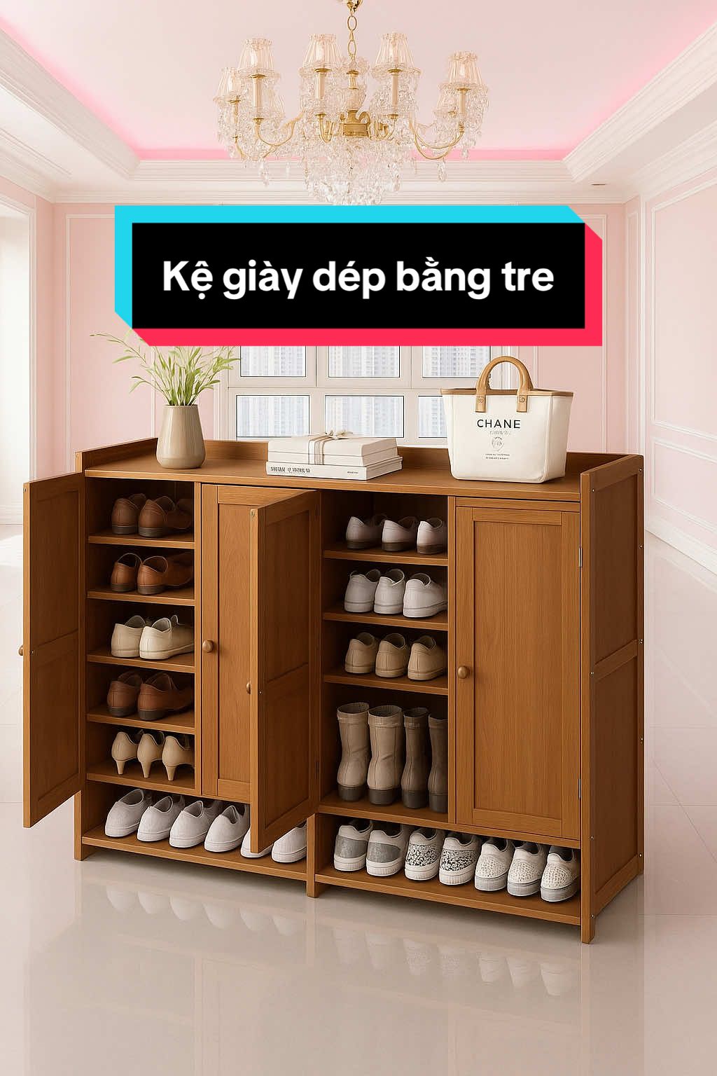 Kệ giày dép bằng tre #giadunghadong92 #fyp #thinhhanh #xuhuong #hottrend #kegiaydep #kegiaydepdanang #kegiaydepbangtre 