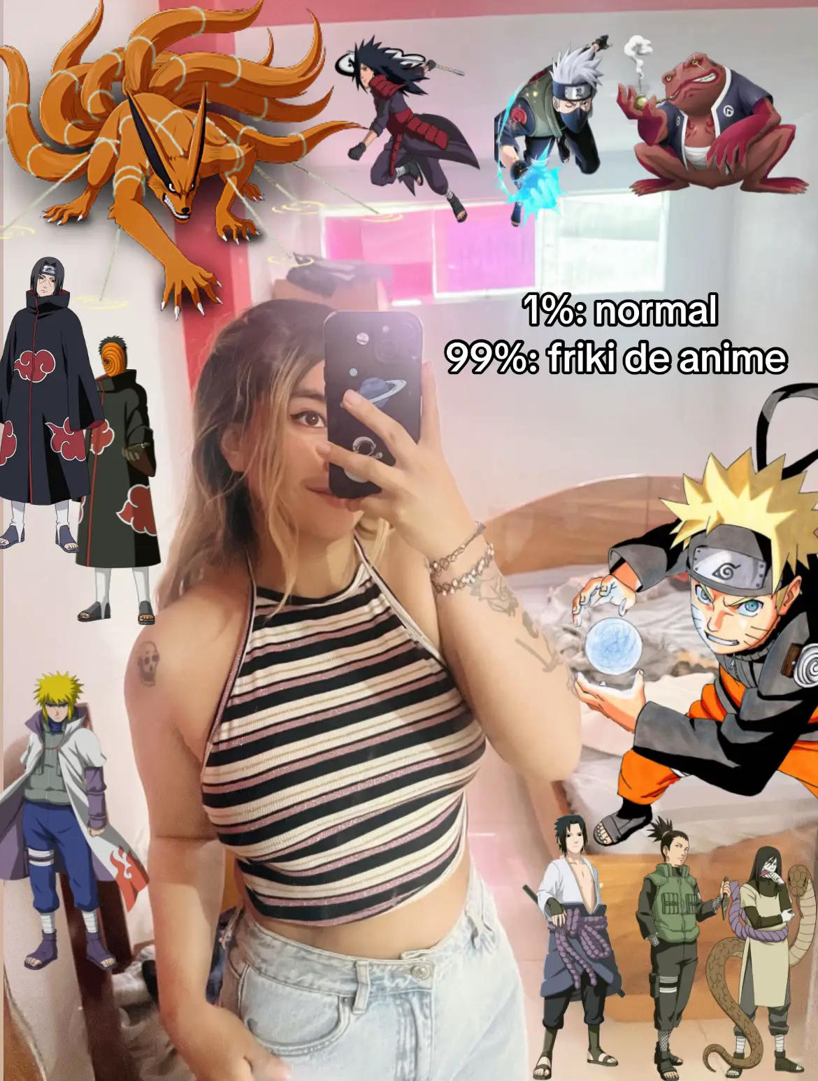 👾🖤  #anime #narutoshippuden #narutouzumaki #friki #otakugirl 