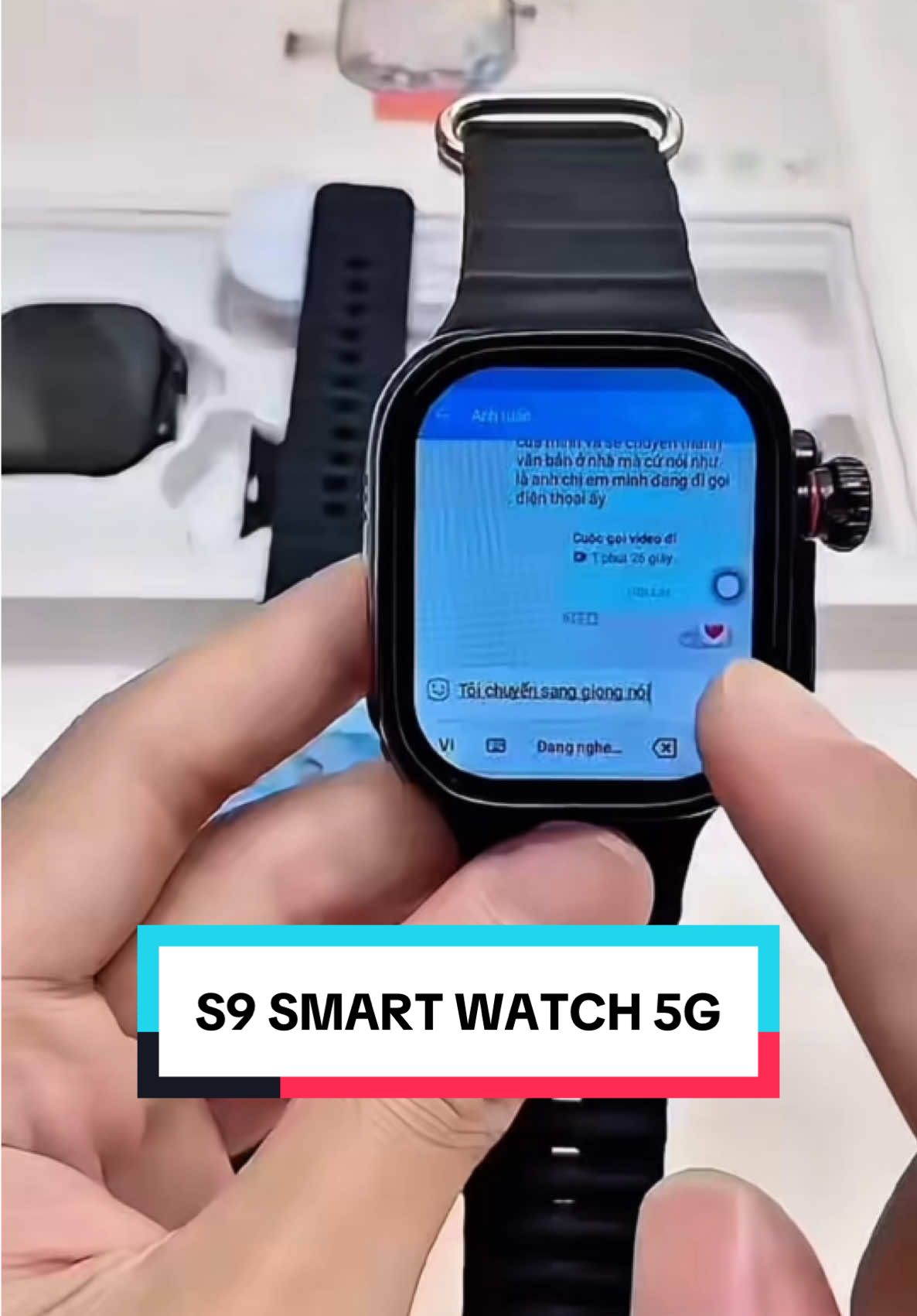 Giá chưa tới 1 triệu – nhưng tính năng Nghe gọi, lắp sim, chụp ảnh, chơi game đều có đủ! #s9smartwatch5g #s9ultra5g #donghothongminh #dongholapsim 
