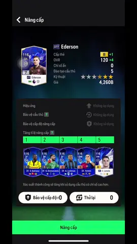 EDERSON TOTY từ +1 lên +8….. dây lên từ 1 đến 8 #fco #fo4 #xuhướng #trending #viral #fconline 