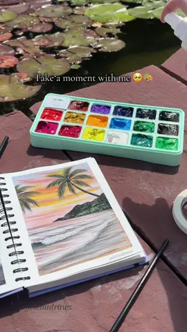 Spend a little time with me and this quiet moment 🥺 I really love how this new painting turned out, I made it in just 30 minutes 🥹💙 #art#gouachepainting#painting#arttok#aestheticvideos#aestheticvibes#artistsoftiktok#paintingprocess#artideas#easyart#gouachepaintingprocess#artist