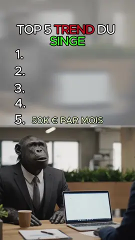 La 1ere est masterclass 🤣🤣 #fyp #pourtoi #singe #humour #alloselem #veo3 
