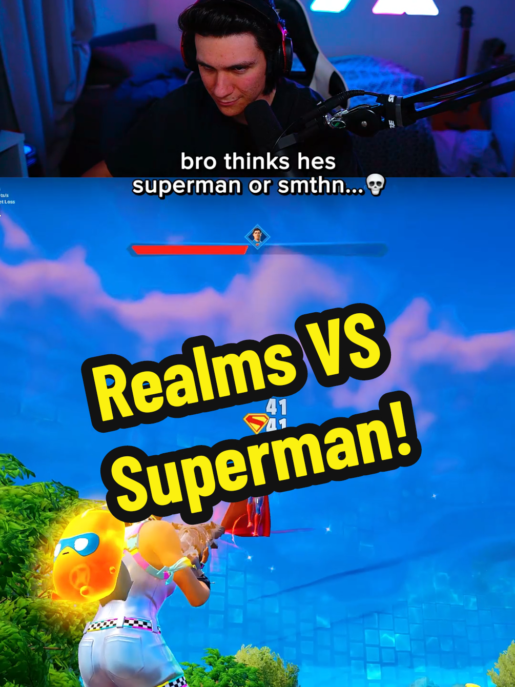 Bro thought he was Superman or something 😭 #fortnite #chapter6 #season3 #fyp 