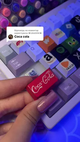 Відповідь користувачу @★𝐋𝐈𝐒𝐀𝐍𝐍𝐄★ Custom keyboard! Drawing Caps Lock  for Coca Cola  but on keyboard!​⁠​⁠@Coca-Cola #cocacolachallenge #custom #tik_tok #drawingtutorial 