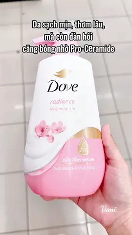 Sữa Tắm Serum Dove Pro-Ceramide#vanimini #xuhuong #lamdep #chamsocda #suatam #suatamtrangda #dove 