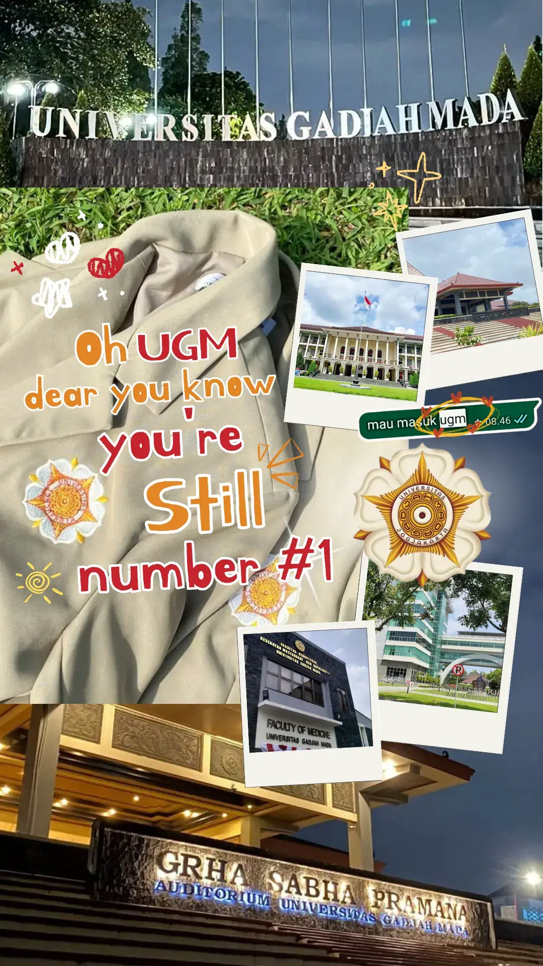 udah usaha, tolong kali ini sesuai harapan yaa💙 #ugm #ugmjogja #mandiri #ptn 